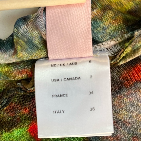 Wynn Hamlyn Rose Field Mesh Maxi Dress - Picture 11 of 13